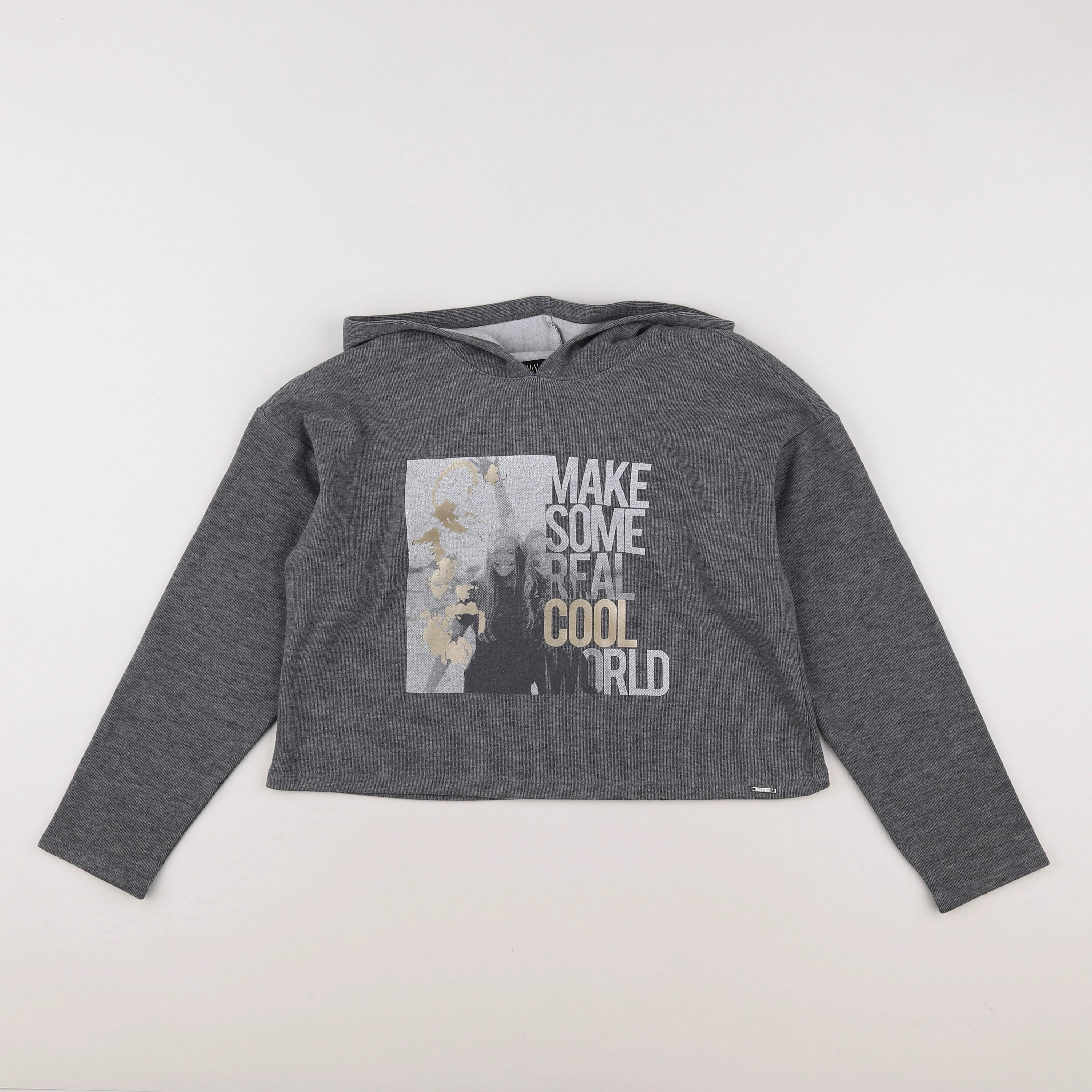 IKKS - sweat gris, or - 6 ans